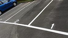 Nya parkeringslinjer